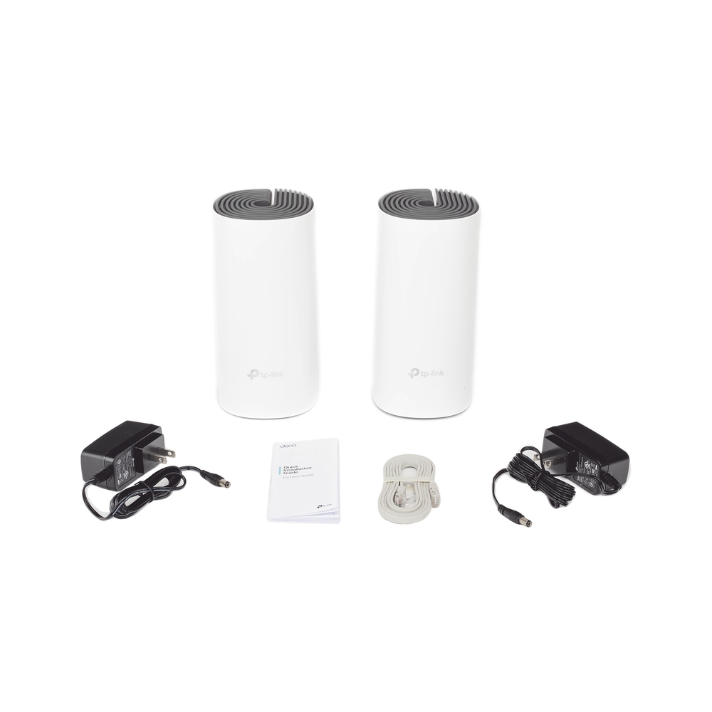 Wireless mesh router for home, dual-band AC 1200, dual-port 10/100 Mbps, includes 2 devices, compatible with Amazon Alexa.