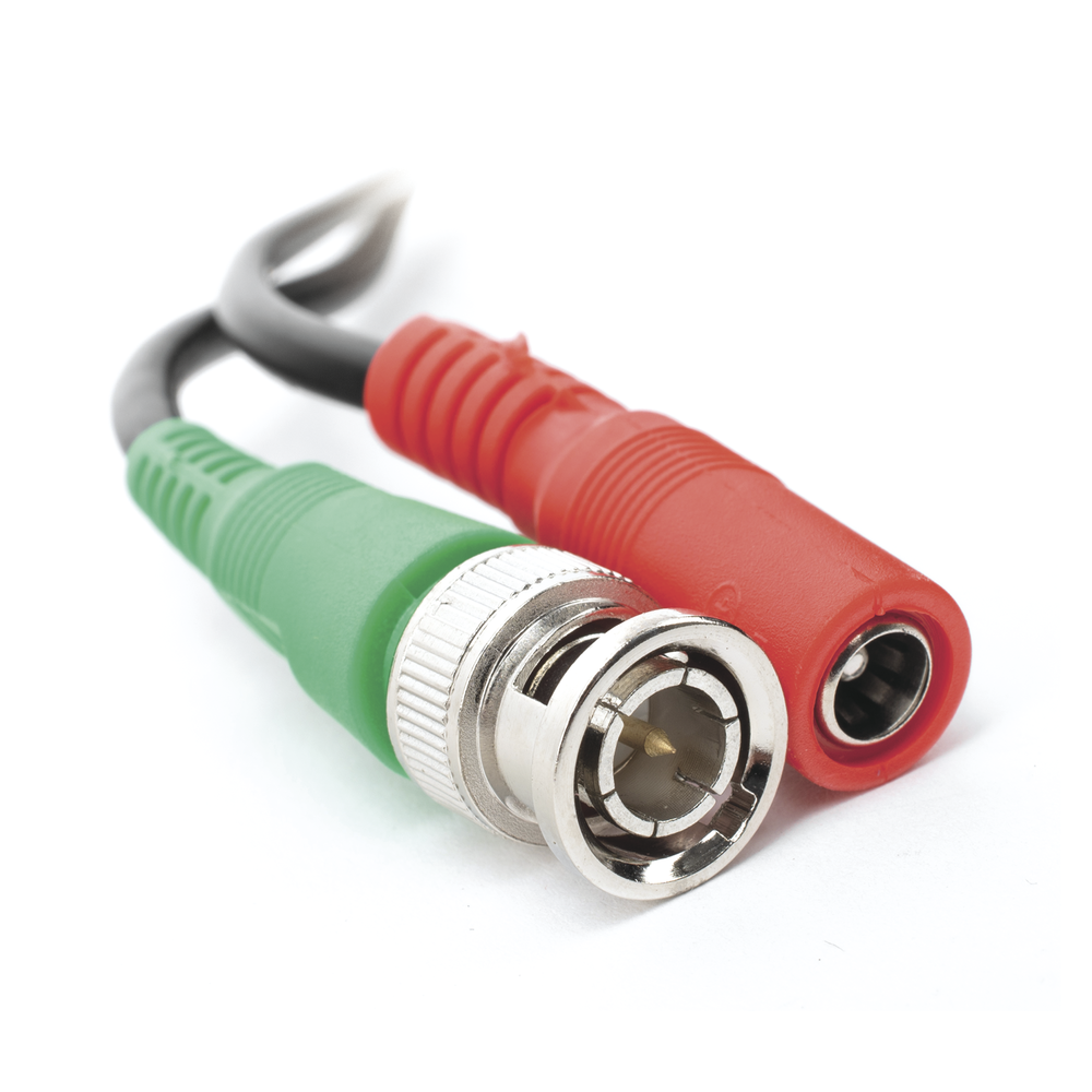 Cable Coaxial Armado con Conector BNC (Video) y Alimentación / Longitud de 10 mts / Optimizado para Cámaras 4K / Uso en Interior.