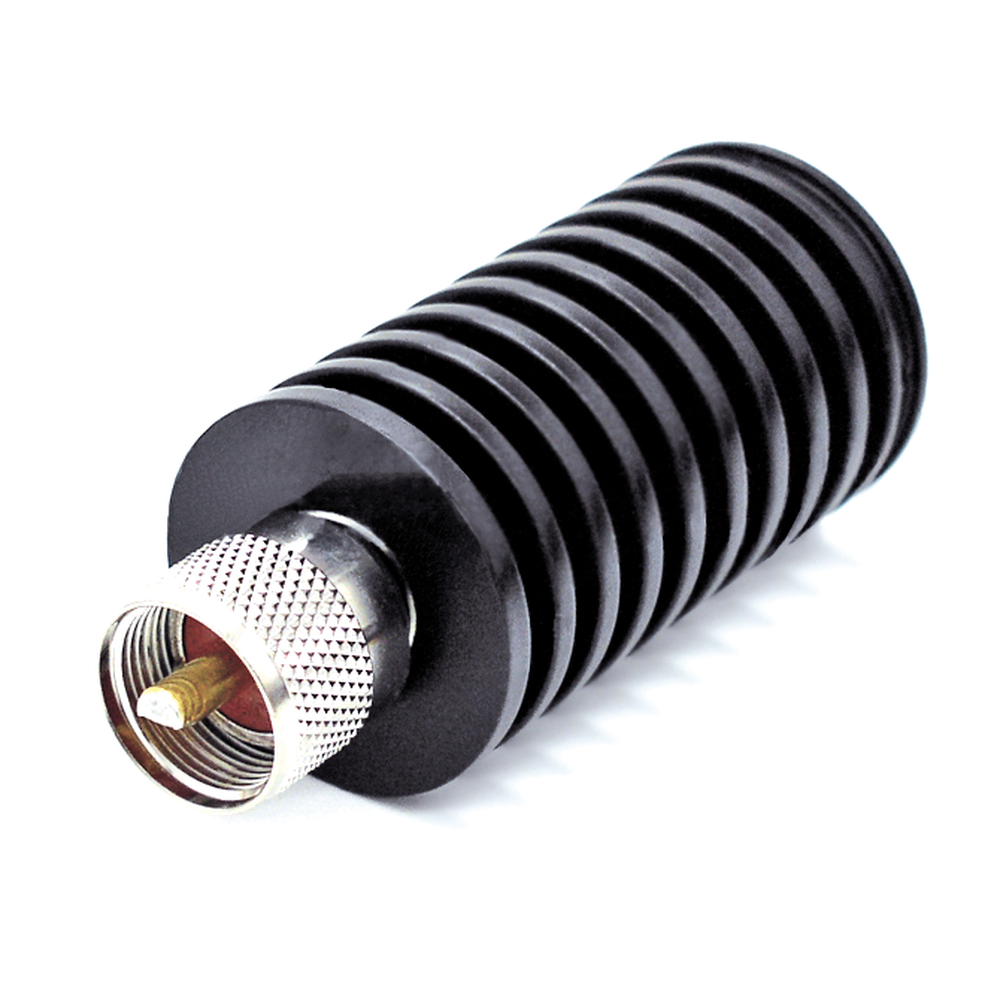 Carga Terminal Fantasma Seca de 50 Ohm, 15 Watt, DC-500 MHz, conector UHF macho (PL-259).