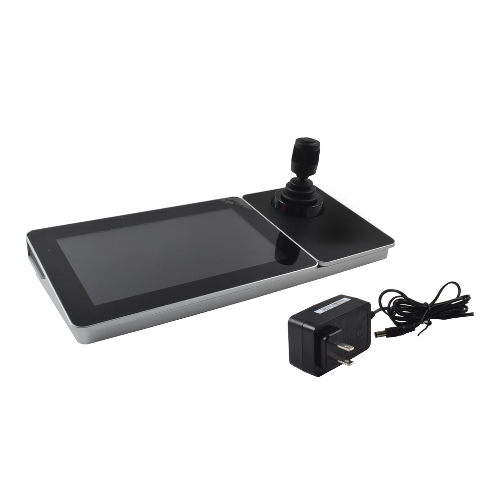 Controlador IP (Joystick) con Pantalla Táctil de 10.1" / S.O. Android ver. 4.4 / Compatible con cámaras IP, Domos IP / PTZ IP / DVRs y NVRs epcom, HiLook y HIKVISION