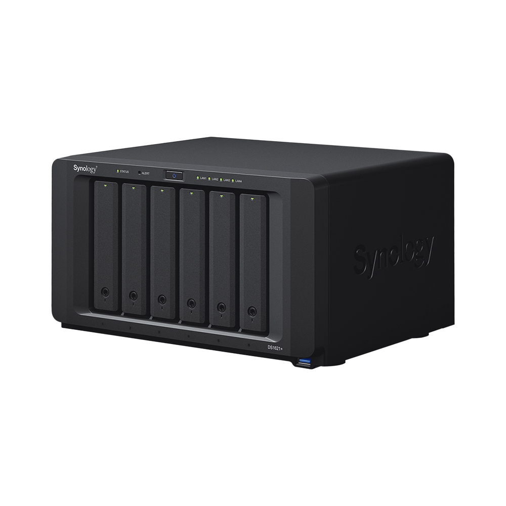 Servidor NAS de escritorio de 6 bahias / Expandible a 16 bahías / Hasta 256TB / Hasta 32GB de RAM