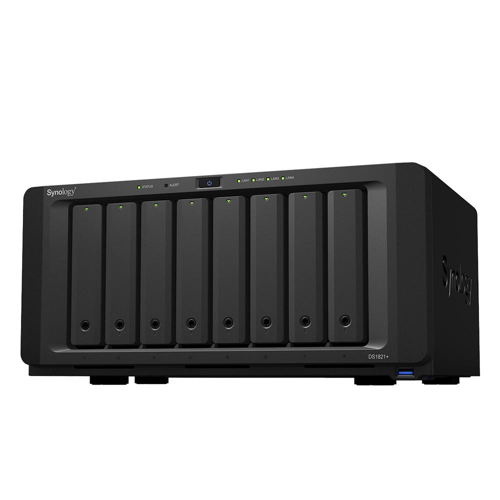 8-Bay Desktop NAS Server / Expandable to 18 Bays / Up to 256TB / 4GB RAM