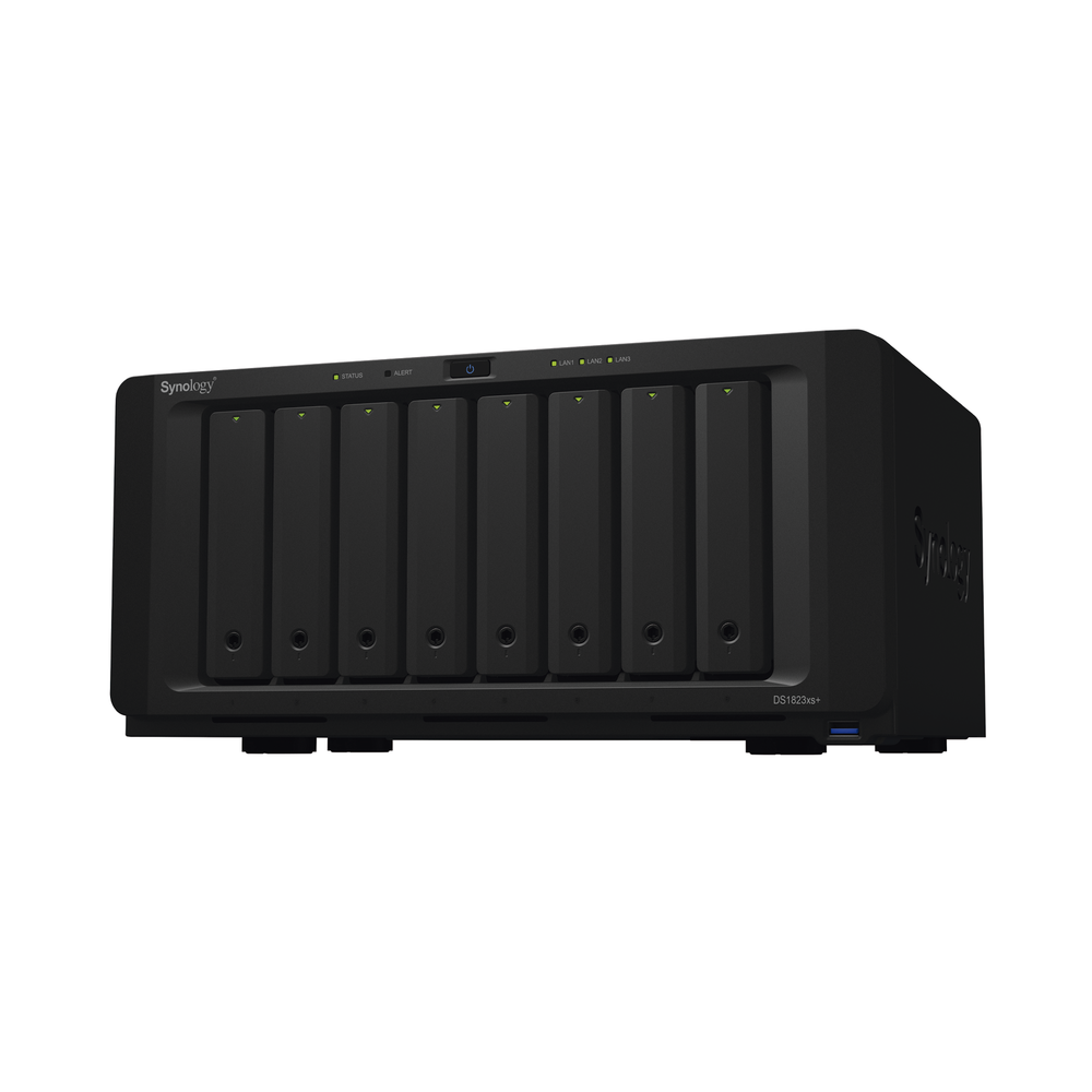 8-Bay Desktop NAS Server / Expandable to 18 Bays / Up to 256TB / 4GB RAM