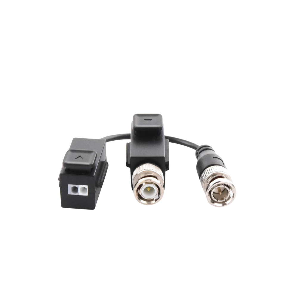 TURBOHD Transceiver Kit (Balluns) / Up to 8 MP (4K) / 100% Copper / Supports HD-TVI / AHD / CVI / CVBS / Audio via Coaxitron / Data for Camera Configuration Menu