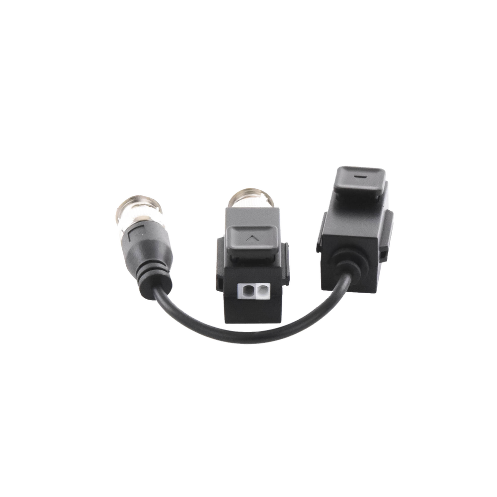 TURBOHD Transceiver Kit (Balluns) / Up to 8 MP (4K) / 100% Copper / Supports HD-TVI / AHD / CVI / CVBS / Audio via Coaxitron / Data for Camera Configuration Menu