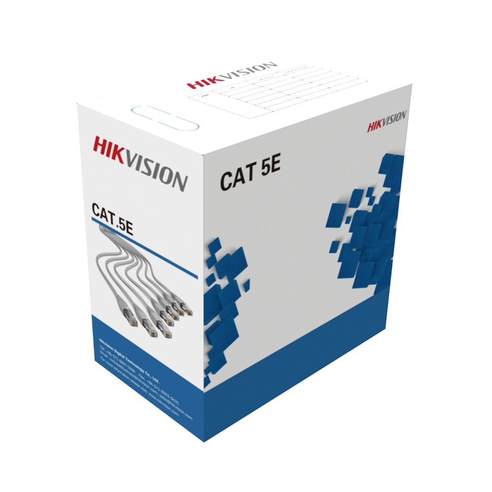 Bobina de Cable UTP 305 mts / Cat 5E / Cable Clasificación CMX / Color Gris