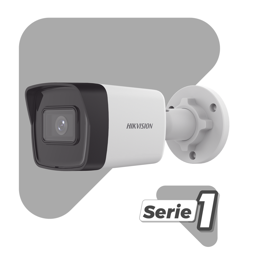 Bala IP 2 Megapixel / ACUSENSE Lite (Detección de Movimiento) / Lente 2.8 mm / 30 mts IR EXIR 2.0 / Exterior IP67 / WDR 120 dB / PoE