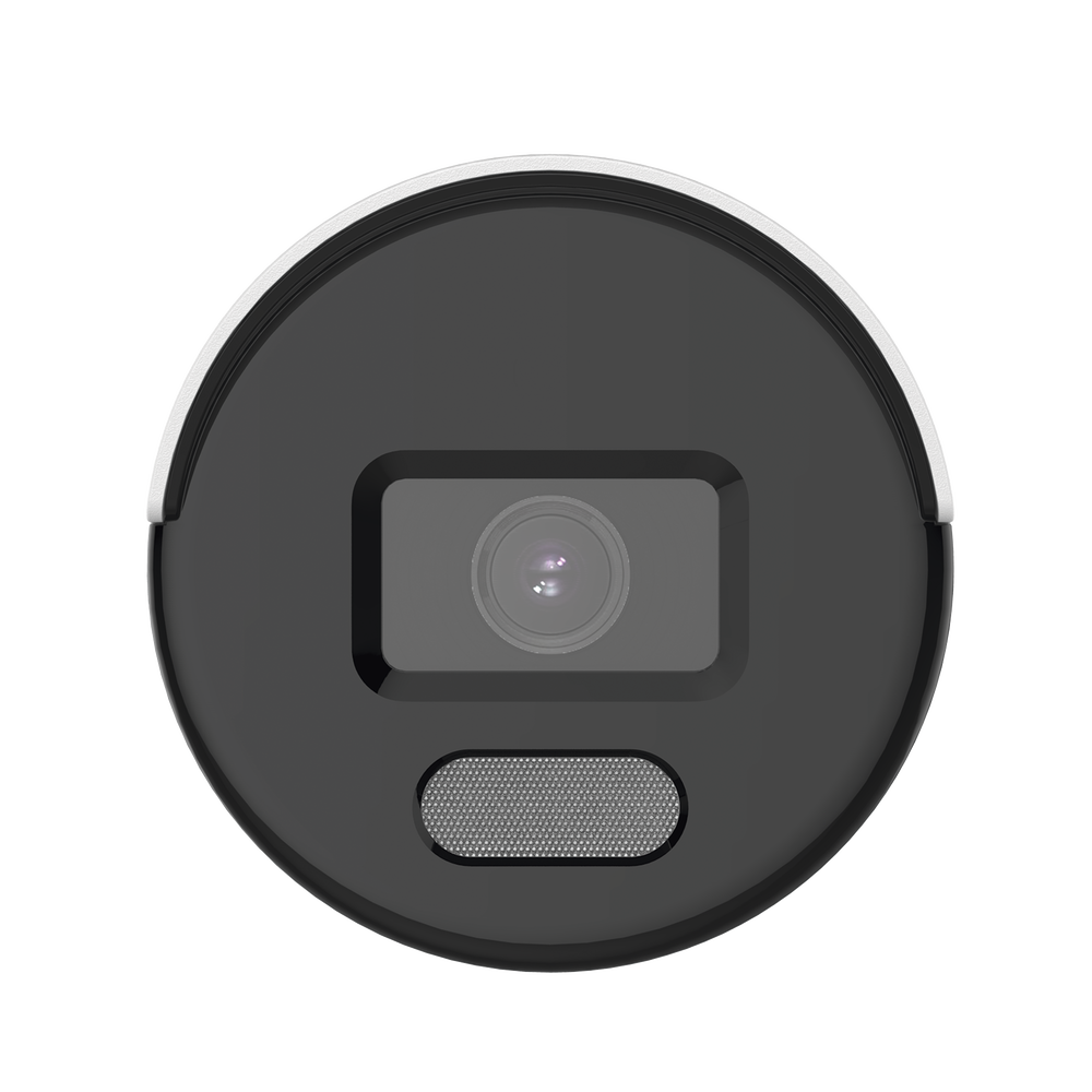 Bala IP 2 Megapixel / ACUSENSE Lite (Detección de Movimiento en Humanos y Vehículos) / Lente 2.8 mm / Luz Blanca 30 mts / Imagen a Color 24/7 / Exterior IP67 / WDR 120 dB / PoE / ONVIF