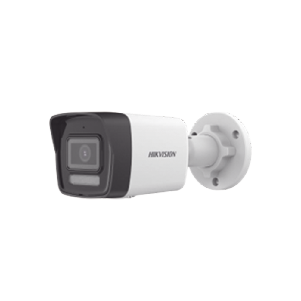 Bala 6 Megapixel / Lente 2.8 mm / 30 Mts IR / Luz Blanca 30 Mts WDR 120 dB / Exterior IP67 / Micrófono Integrado / H.265+ / PoE / ONVIF / MicroSD