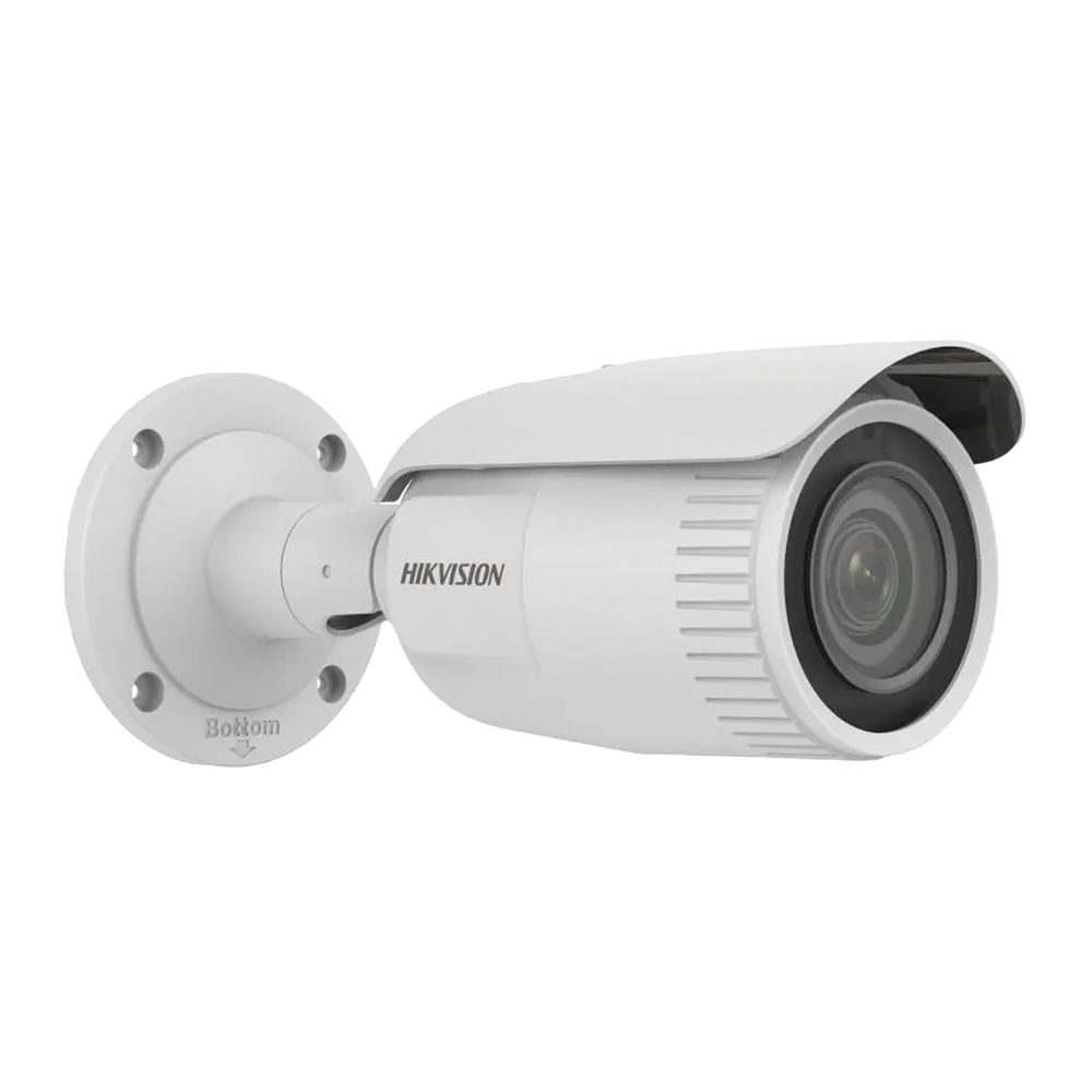 Bala IP 4 Megapixel / Motion 2.0 / Lente Mot. 2.8 - 12 mm / 50 mts IR / H.265+ / Micro SD 256 GB / Exterior IP67 / WDR 120 dB / Metal / PoE / Onvif