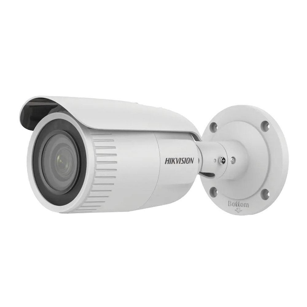 Bala IP 4 Megapixel / Motion 2.0 / Lente Mot. 2.8 - 12 mm / 50 mts IR / H.265+ / Micro SD 256 GB / Exterior IP67 / WDR 120 dB / Metal / PoE / Onvif