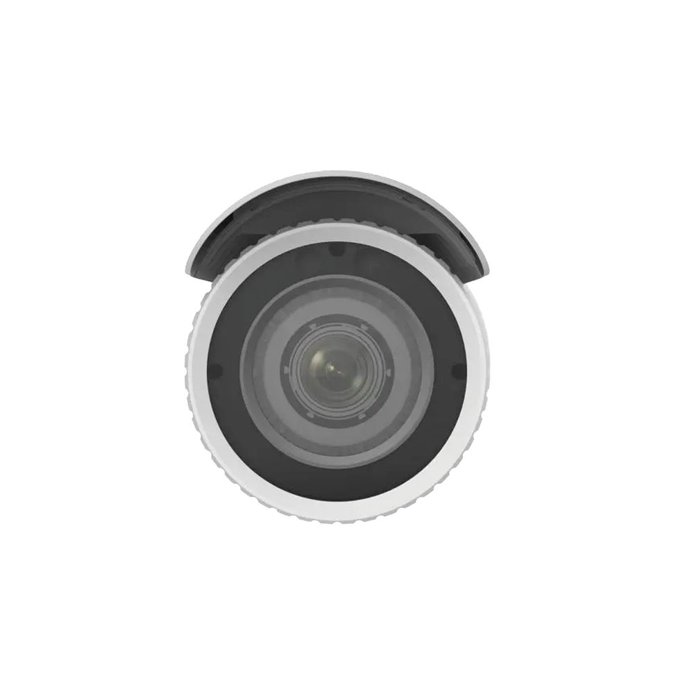 Bala IP 4 Megapixel / Motion 2.0 / Lente Mot. 2.8 - 12 mm / 50 mts IR / H.265+ / Micro SD 256 GB / Exterior IP67 / WDR 120 dB / Metal / PoE / Onvif