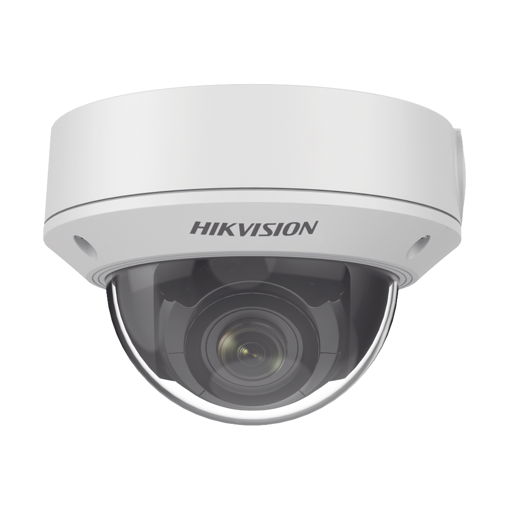 Domo IP 2 Megapixel / Lente Mot. 2.8 a 12 mm / 30 mts IR EXIR / Exterior IP67 / IK10 / PoE / Videoanaliticos Integrados