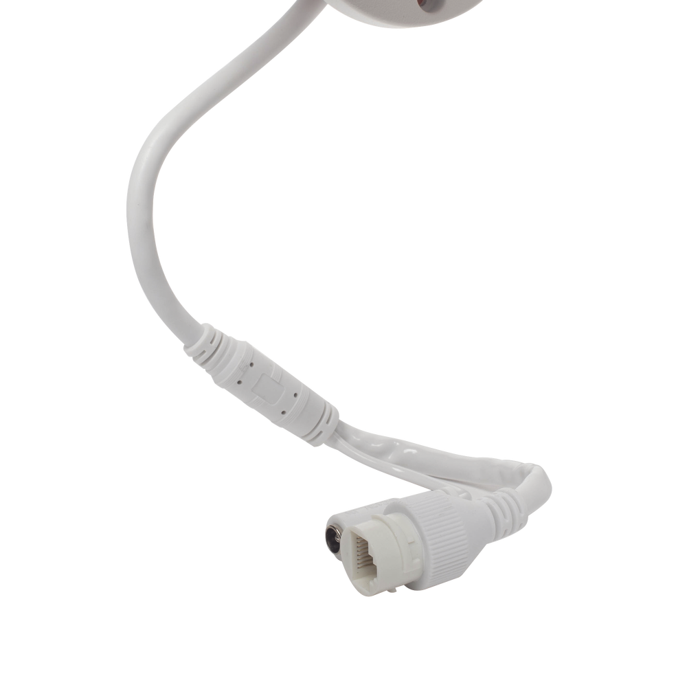 Bala IP 4 Megapixel / Lente 2.8 mm / 40 mts IR EXIR / Exterior IP67 / WDR 120 dB / PoE / Micrófono Integrado / Videoanaliticos (Filtro de Falsas Alarmas) / Ultra Baja Iluminación / Metal