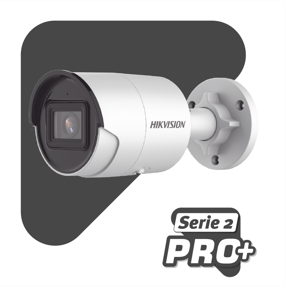 Bala IP 8 Megapixel (4K)/ Lente 2.8 mm / 40 mts IR EXIR /Exterior IP67 / WDR 120 dB / PoE / Videoanaliticos (Filtro de Falsas Alarmas) / Ultra Baja Iluminación