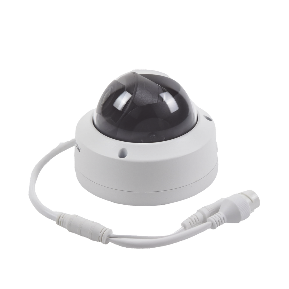 Domo IP 8 Megapixel (4K)/ Lente 2.8 mm / 30 mts IR EXIR / Exterior IP67 / IK10 / WDR 120 dB / PoE / Videoanaliticos (Filtro de Falsas Alarmas) / Ultra Baja Iluminación / Onvif
