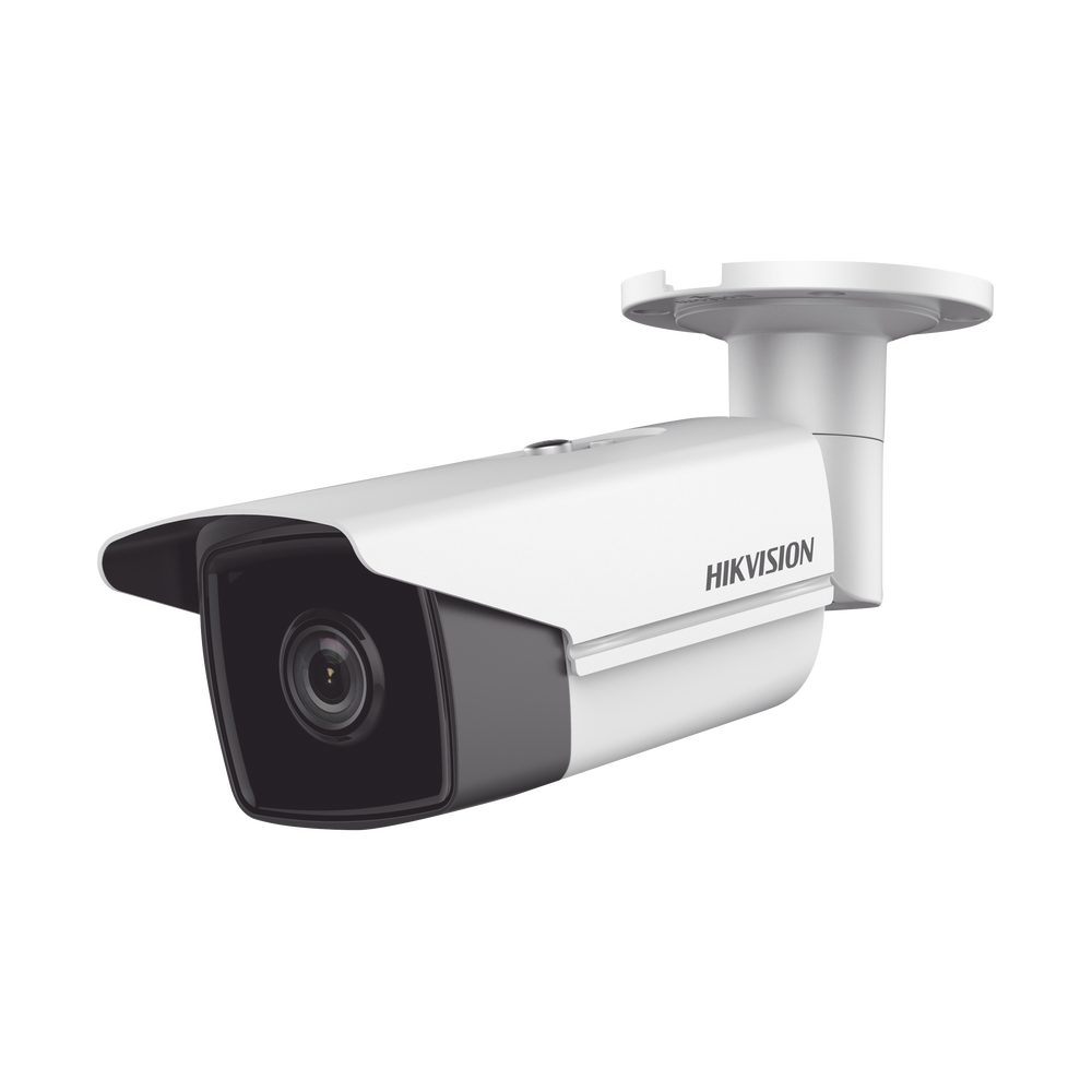 Bala IP 4 Megapixel / Lente 4 mm / 80 mts IR EXIR / Exterior IP67 / WDR 120 dB / PoE / Videoanaliticos (Filtro de Falsas Alarmas) / Ultra Baja Iluminación / Onvif