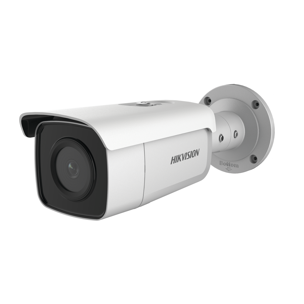 Bala IP 8 Megapixel / Filtro de Falsas Alarmas / Lente 2.8 mm / 60 mts IR EXIR / Exterior IP66 / Sirena y Estrobo Integrado / Entrada y Salida de Audio y Alarmas