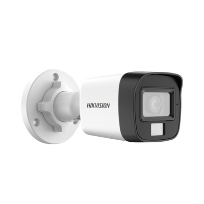 Bala TurboHD 2 Megapíxeles Híbrida B/N - Color VU / IR 25 MTS / Lente 2.8 mm / Luz Blanca 20 mts / Exterior IP67 / Micro