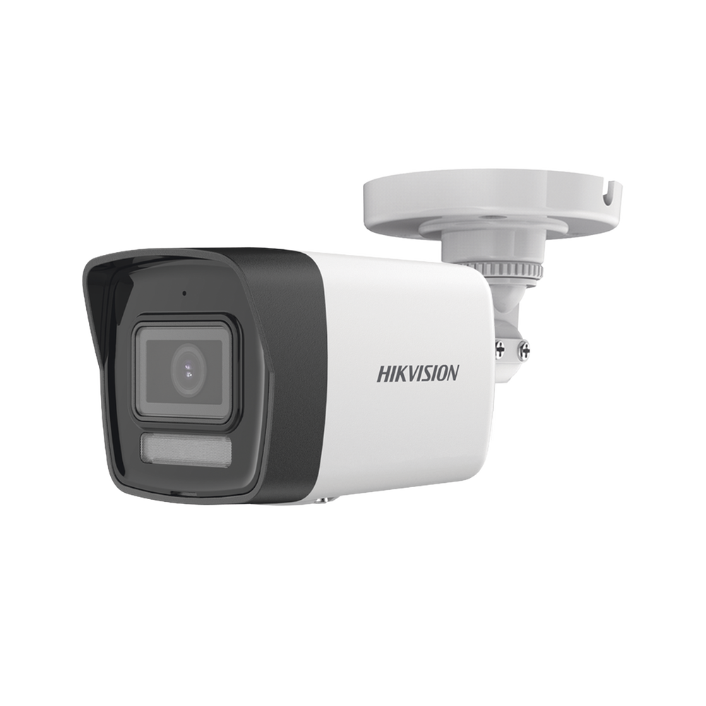 Bala TURBOHD 3K HIBRIDA B/N - Color VU / IR 25 MTS / Lente 2.8 mm / Luz Blanca 20 mts / Exterior IP67 / Microfono Interconstruido / dWDR