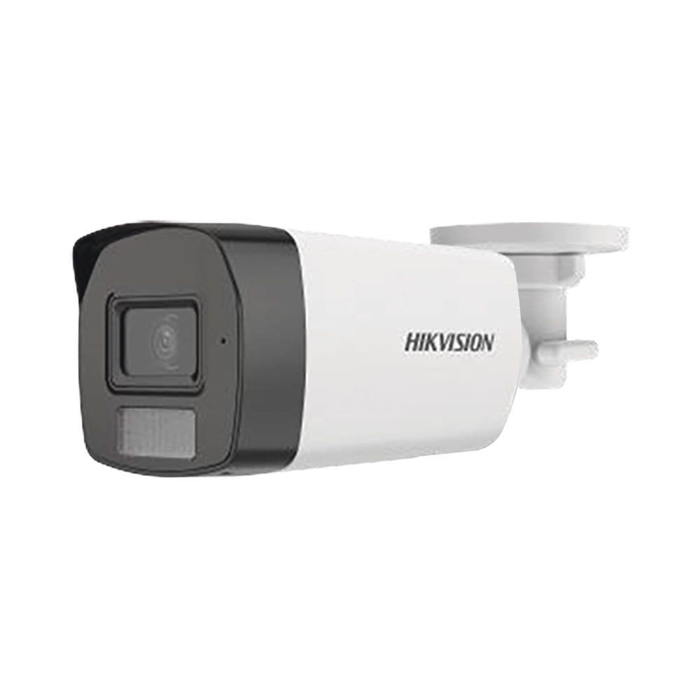 Bala TURBO HD 3K HÍBRIDA B/N - Color VU / IR 40 MTS / Lente 2.8 mm / Luz Blanca 40 mts / Exterior IP67 / Micrófono Inter construido / WDR