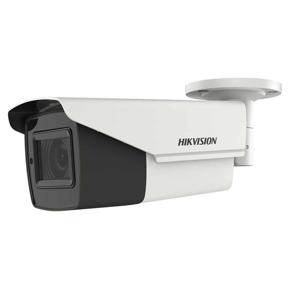 Bala TURBOHD 5 Megapixel / Lente Mot. 2.7 a 13.5 mm / 40 mts IR EXIR / dWDR / TVI-AHD-CVI-CVBS / Exterior IP67 / 12 VCD / 24 VCA