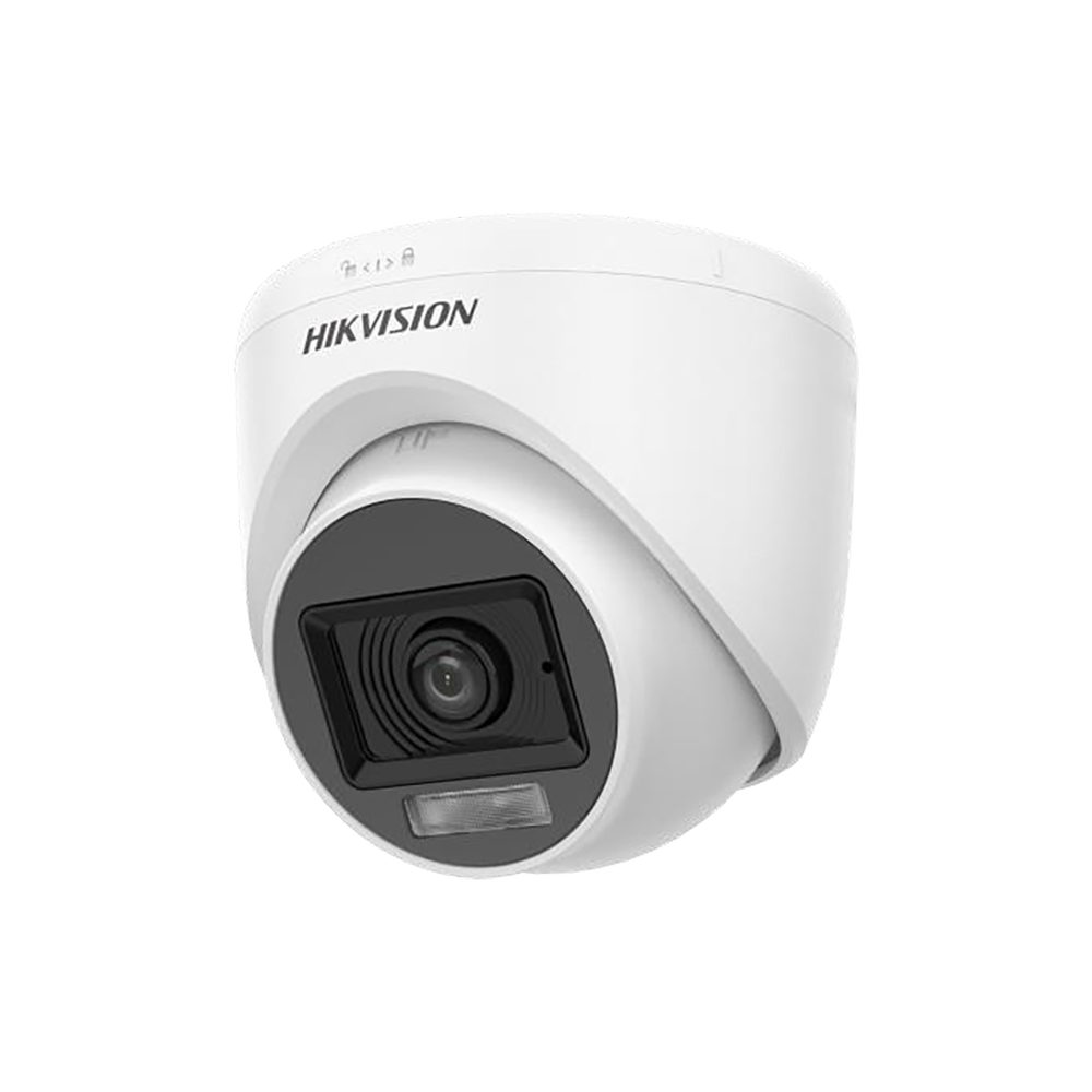 Domo TURBOHD 3K HIBRIDA B/N - Color VU / IR 20 MTS / Lente 2.8 mm / Luz Blanca 20 mts / Exterior IP67 / Microfono Interconstruido / dWDR / Plástica