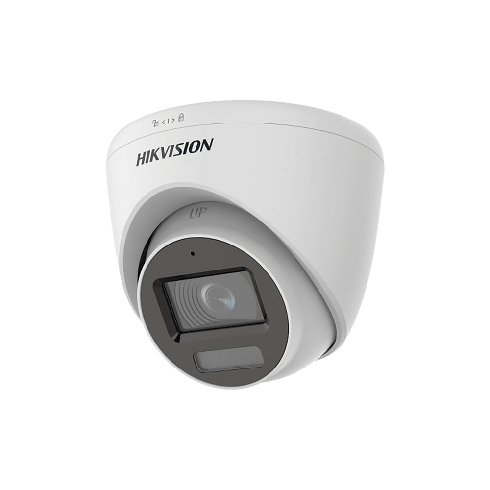 Domo TURBOHD 3K HIBRIDA B/N - Color VU / IR 40 MTS / Lente 2.8 mm / Luz Blanca 20 mts / Exterior IP67 / Microfono Interconstruido / dWDR
