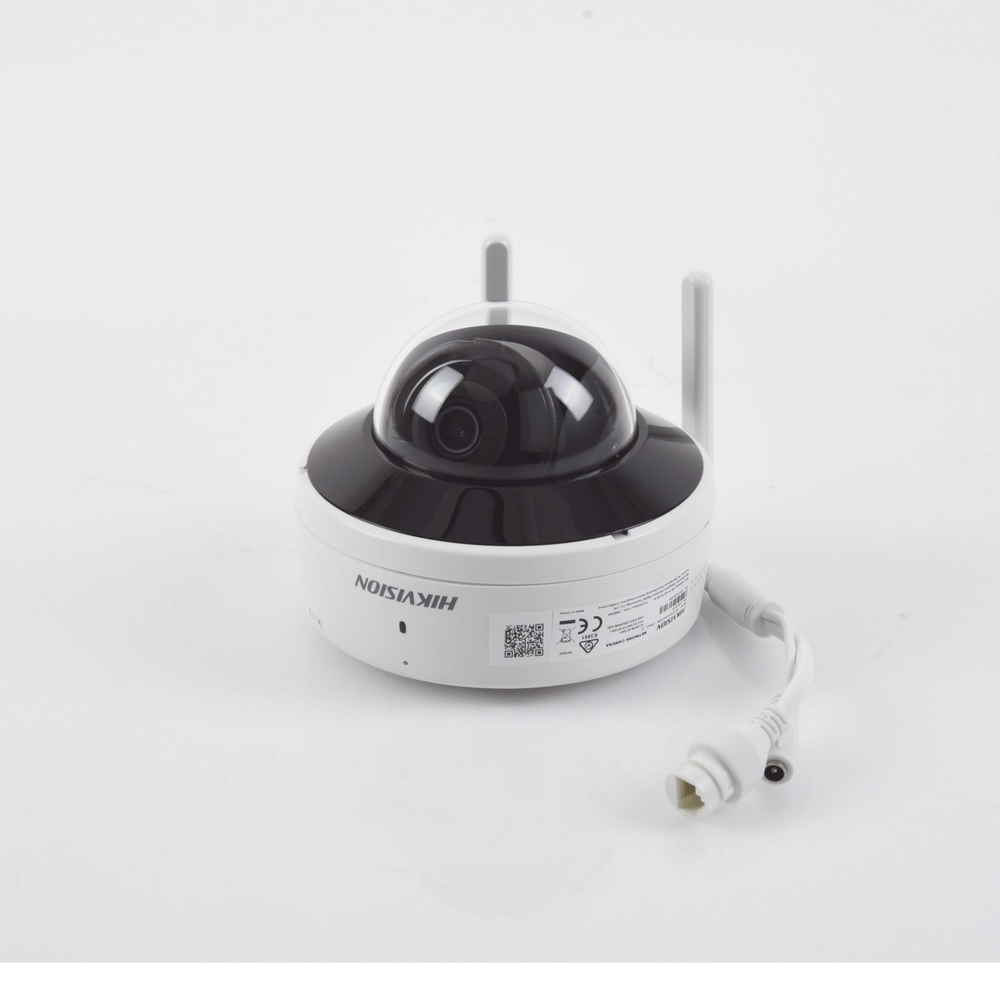 Domo IP 2 Megapixel / Lente 2.8 mm / 30 mts IR / Exterior IP66 / Wi-Fi / WDR 120 dB / Soporta Micro SD / H.265+ / Micrófono y Bocina Interconstruido