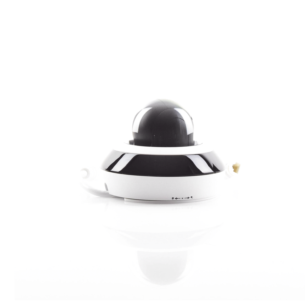 Mini PTZ IP Dome 4 Megapixel / 4X Zoom / H.265+ / 20 meters IR EXIR / WDR / PoE / IK10 / Outdoor IP66 / DarkFighter / Integrated Microphone