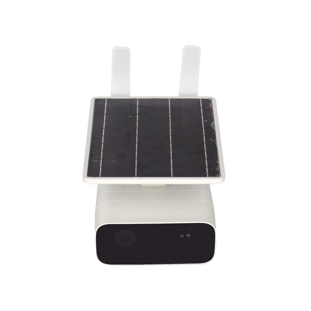 Kit Solar IP All in One / Cámara Bala 4 Megapixel / Lente 4mm / Panel Solar / Batería de Respaldo de Litio 10Ah (Hasta 7 Días) / Conexión 4G / Accesorios de Instalación / Kit Solar