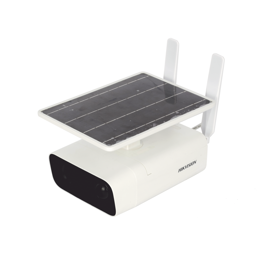Kit Solar IP All in One / Cámara Bala 4 Megapixel / Lente 4mm / Panel Solar / Batería de Respaldo de Litio 10Ah (Hasta 7 Días) / Conexión 4G / Accesorios de Instalación / Kit Solar