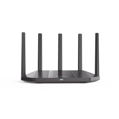 Router Inalámbrico / Wifi 6 / Hasta 1500 Mbps / Doble Banda AC (2.4 GHz y 5 GHz) / 4 Puertos 1000 Mbps / 4 Antenas Omnid