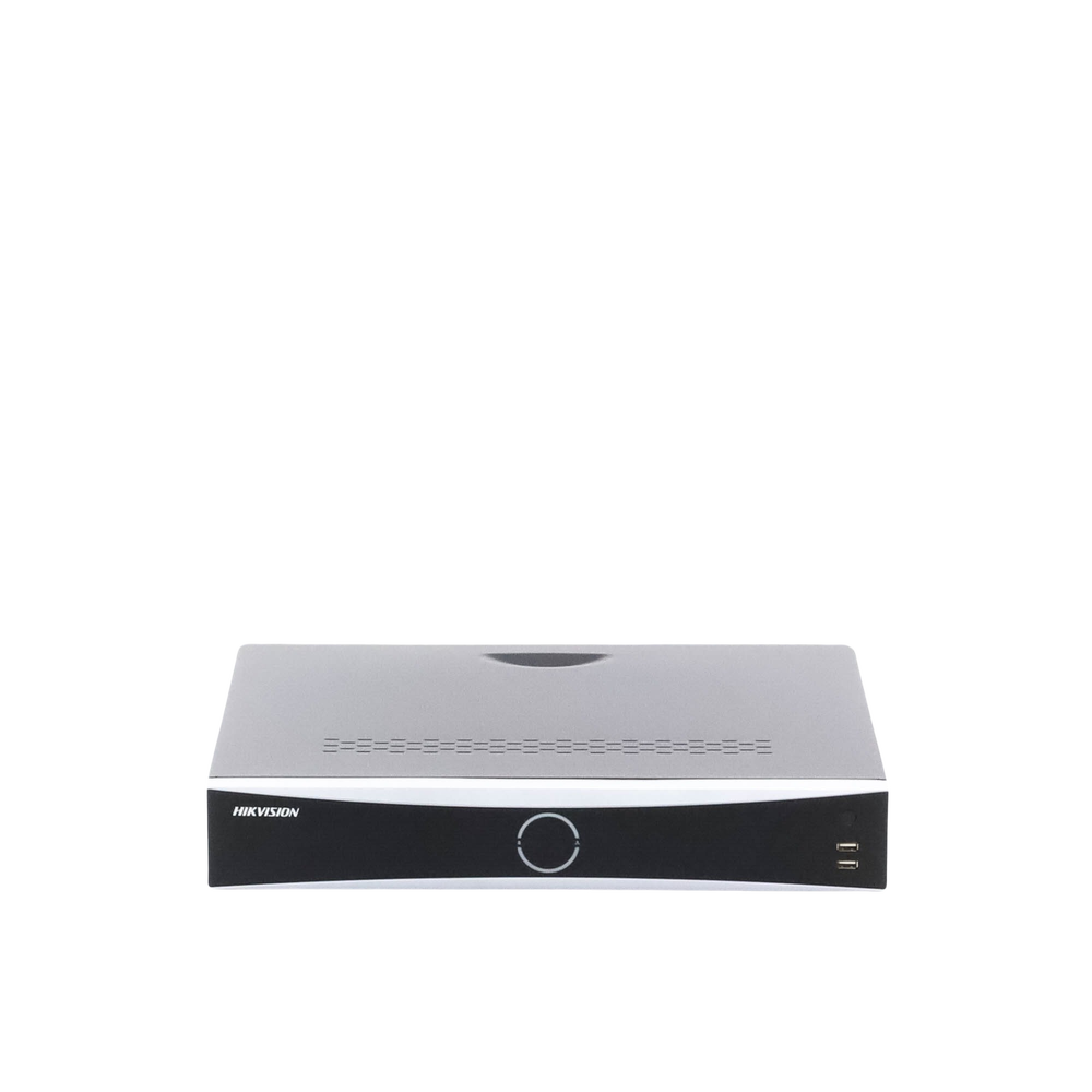 12 Megapixel NVR (4K) / 16 IP Channels / 16 PoE Ports / Supports AcuSense Cameras / 4 Hard Drive Bays / PoE Switch / 4K HDMI
