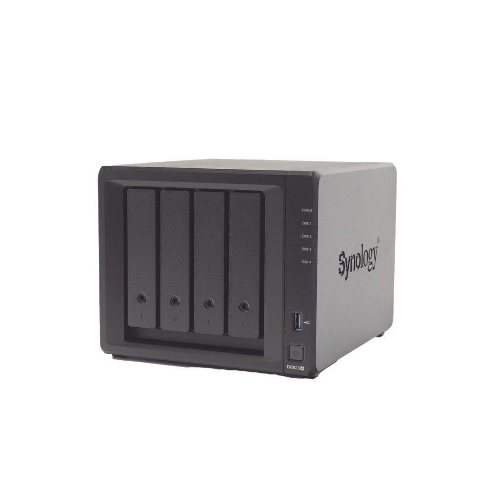 4-Bay NAS Server (Expandable to 9 Bays) / Up to 162 TB / Free Cloud Service (P2P) / Remote Management and Scheduled Backup