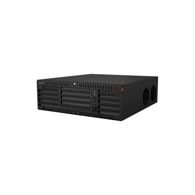 NVR 32 Megapixel (4K) / 128 canales IP / 16 Bahias de Disco Duro / 2 Puertos de Red / Soporta RAID / NVR de Alto Desempe