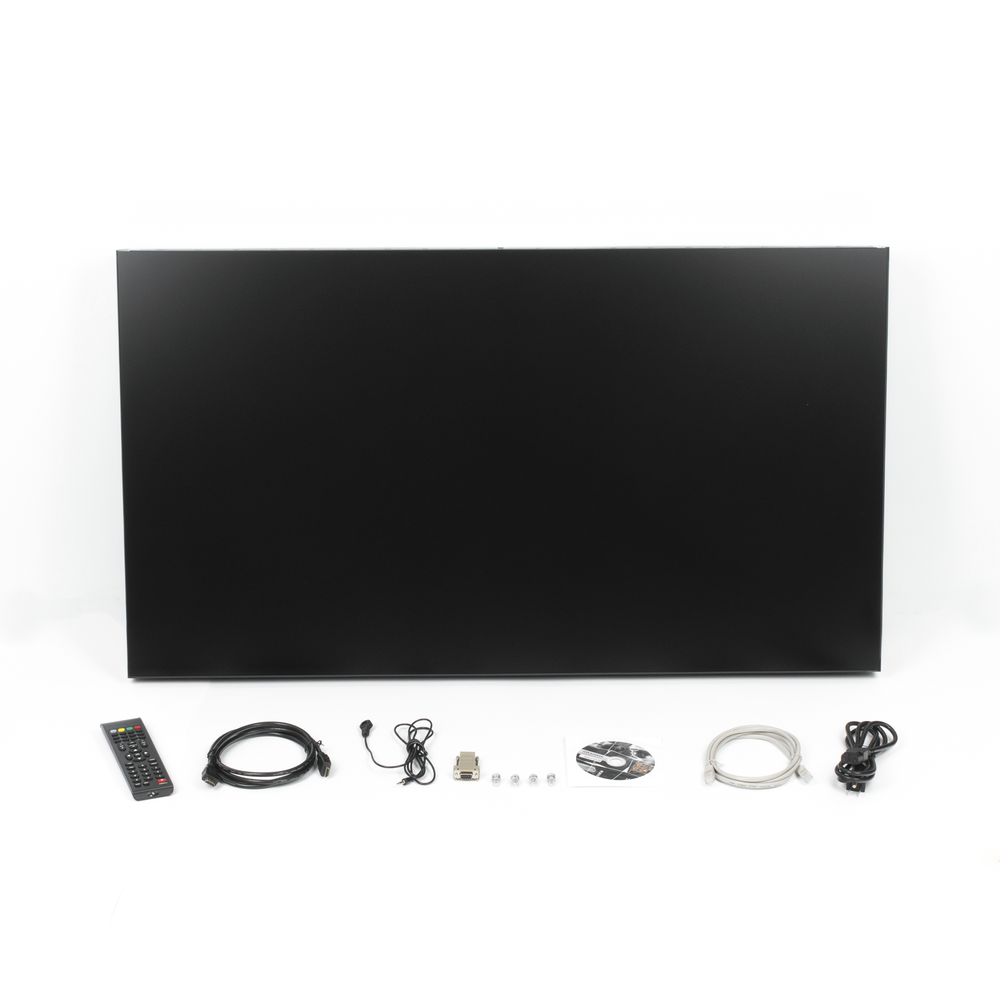 46" LCD TV Wall Display / HDMI - VGA - DVI - DP Input / Robust Monitor / 24-Hour Use / 178° Viewing Angle