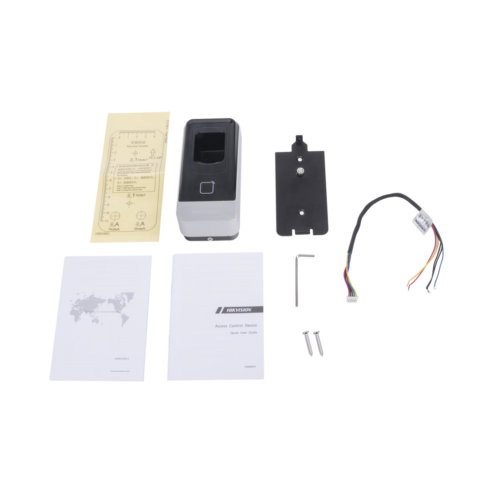 PROX EM IP65 Slave Reader / Fingerprint / Proximity Card Reader / RS-485 / Indoor and Outdoor / Requires Access Control Panel DS-K2604,02,01