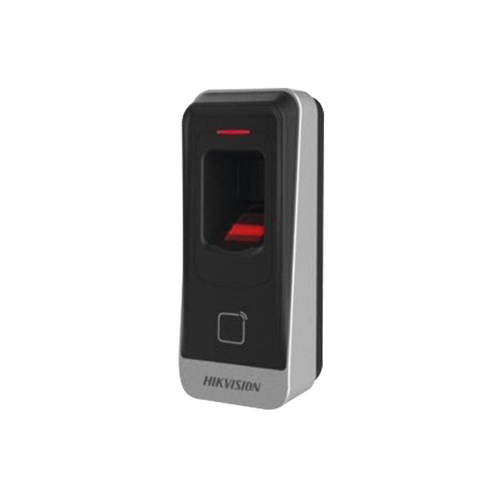 Lector esclavo MIFARE IP65 / Huella Digital / Lector de Tarjetas de Mifare / RS-485 / Interior y Exterior / Requiere panel de la serie DS-K2600