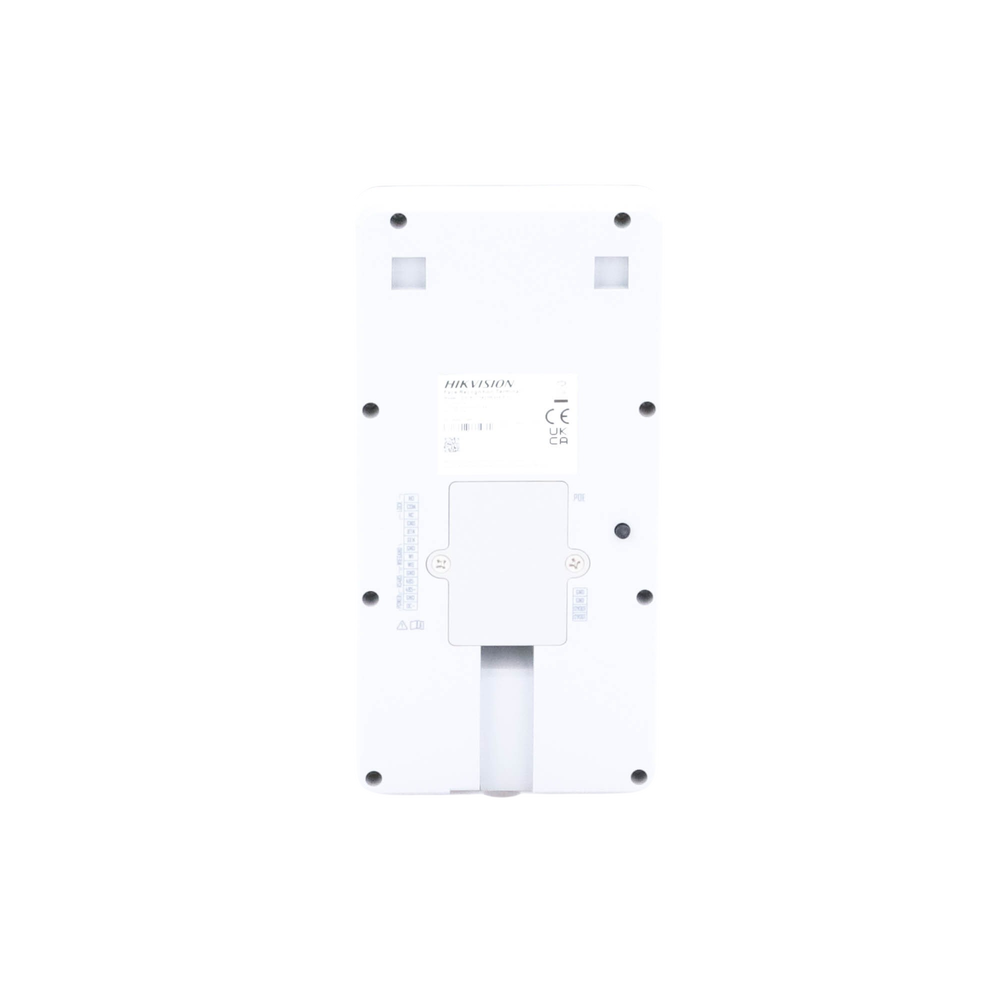 Min Moe WiFi Terminal for Facial and Fingerprint Recognition with MIFARE reader / IP65 Exterior / Up to 1.5 meters in facial reading / Supports P2P Hik-Connect / 1,500 Faces / 3,000 Fingerprints / Video intercom / POE.