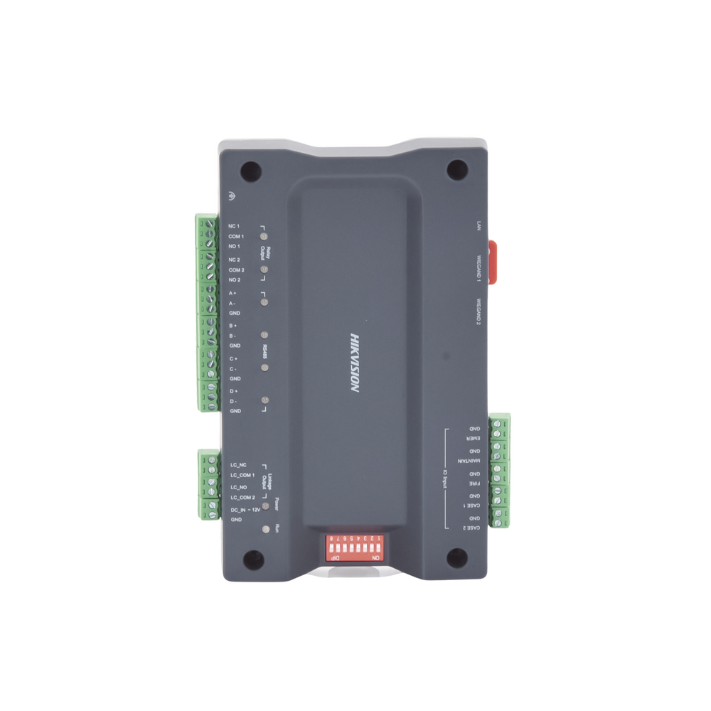 Controlador MAESTRO para Control de Elevadores / Control de Acceso para los pisos de los Elevadores por Huella o Tarjeta / Programación por IVMS4200 o Interfaz Web