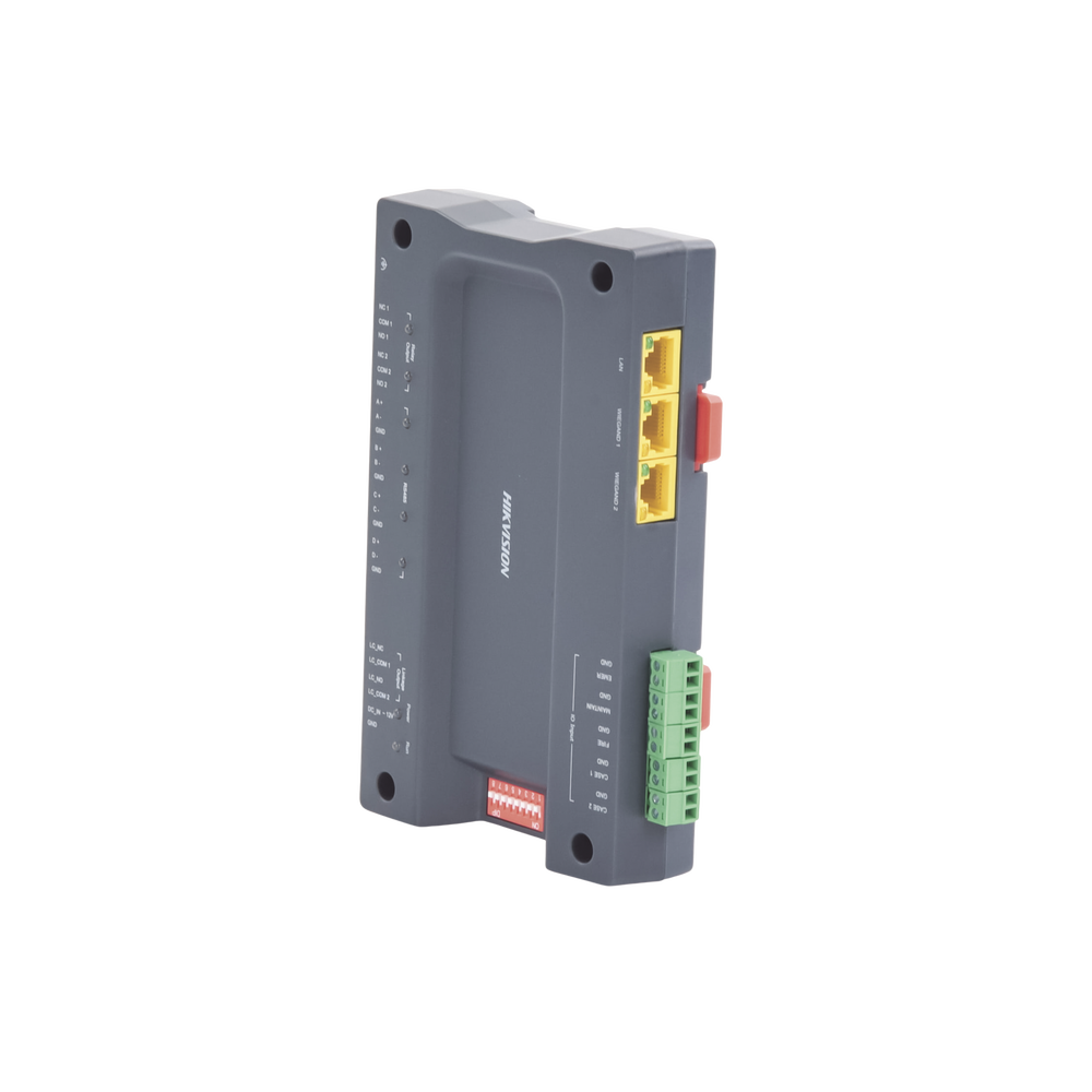 Controlador MAESTRO para Control de Elevadores / Control de Acceso para los pisos de los Elevadores por Huella o Tarjeta / Programación por IVMS4200 o Interfaz Web