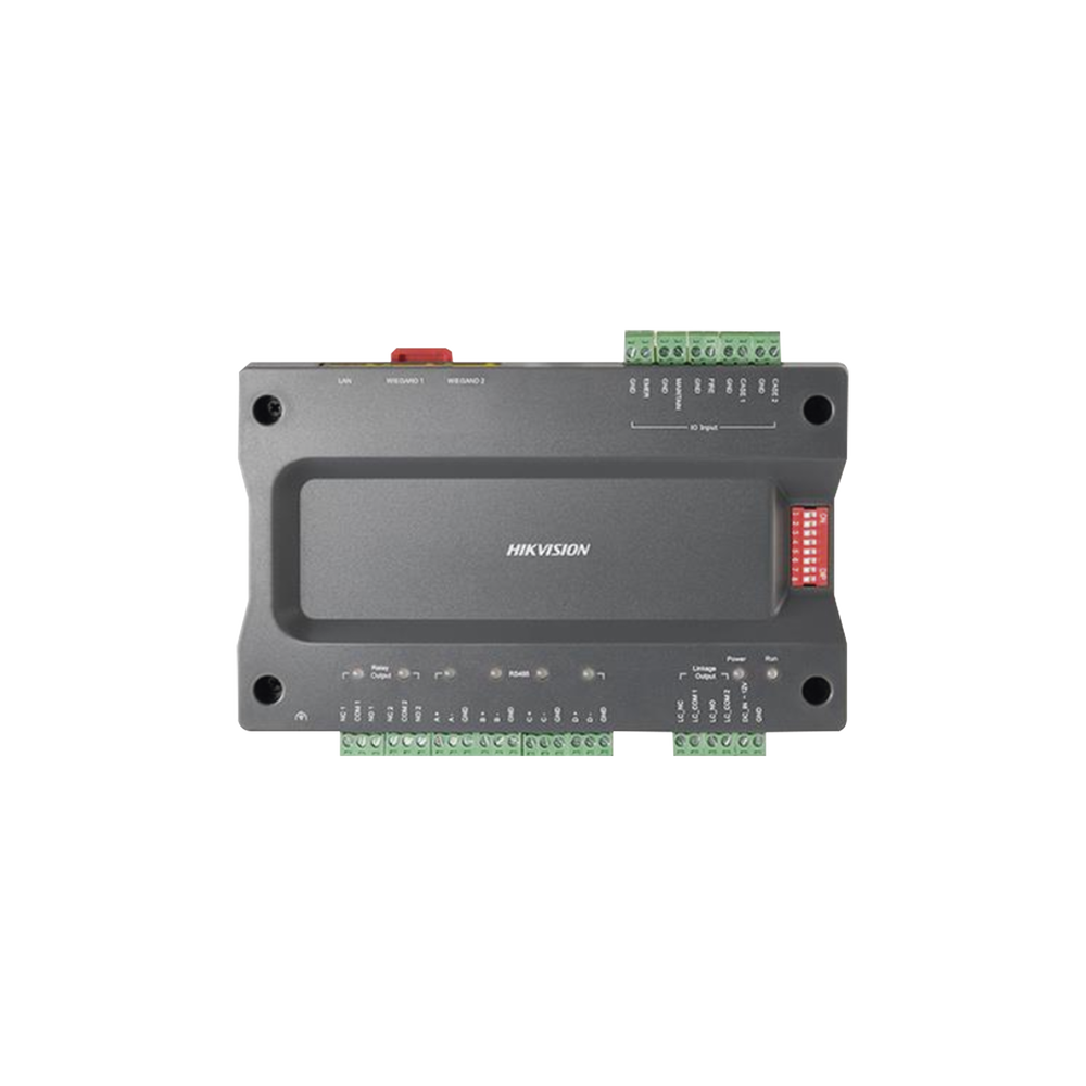 Controlador MAESTRO para Control de Elevadores / Control de Acceso para los pisos de los Elevadores por Huella o Tarjeta / Programación por IVMS4200 o Interfaz Web