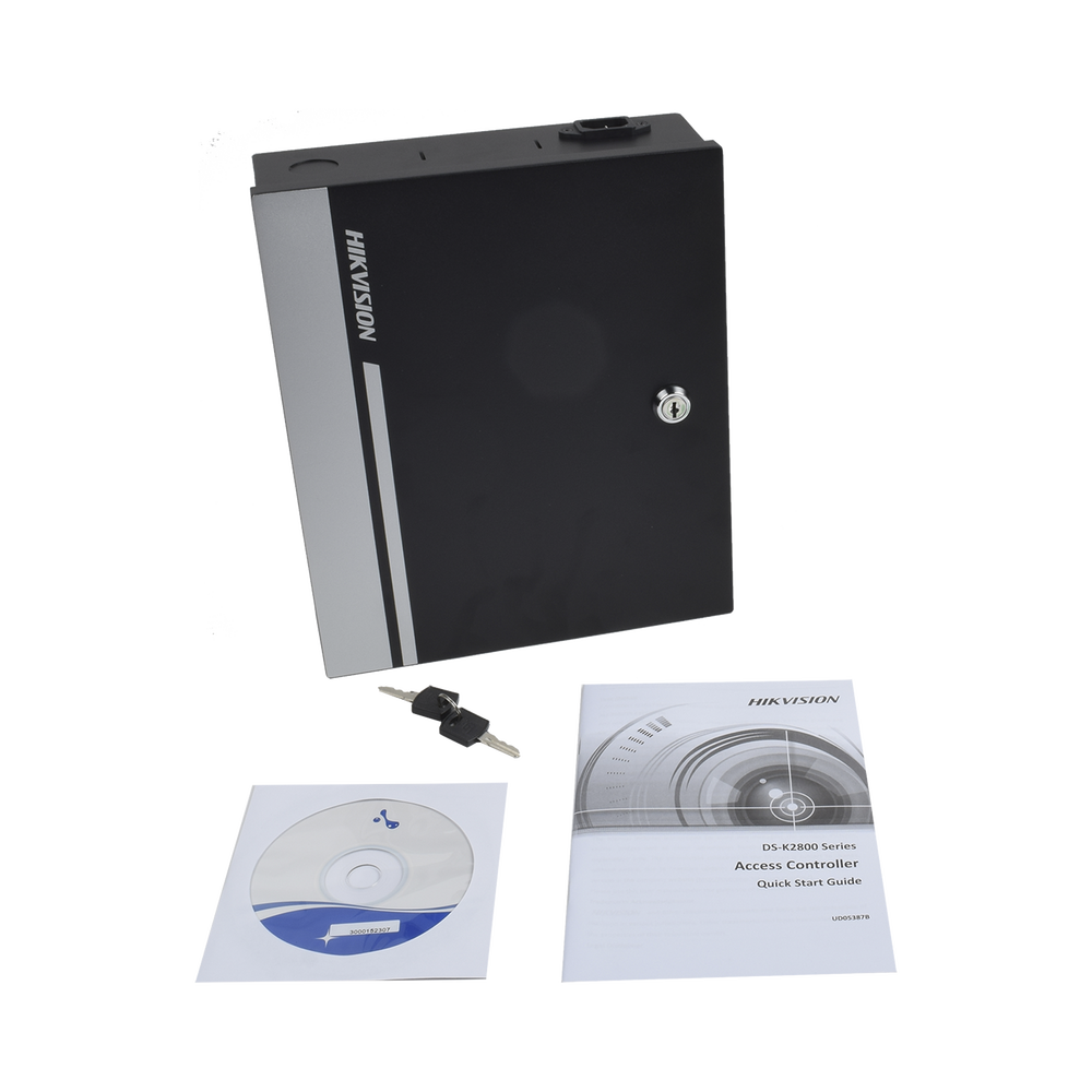 Integrated Access Controller with Video Surveillance / 4 Doors / 10,000 Cards / 50,000 Events / Includes Cabinet and 12VDC/8A Power Supply