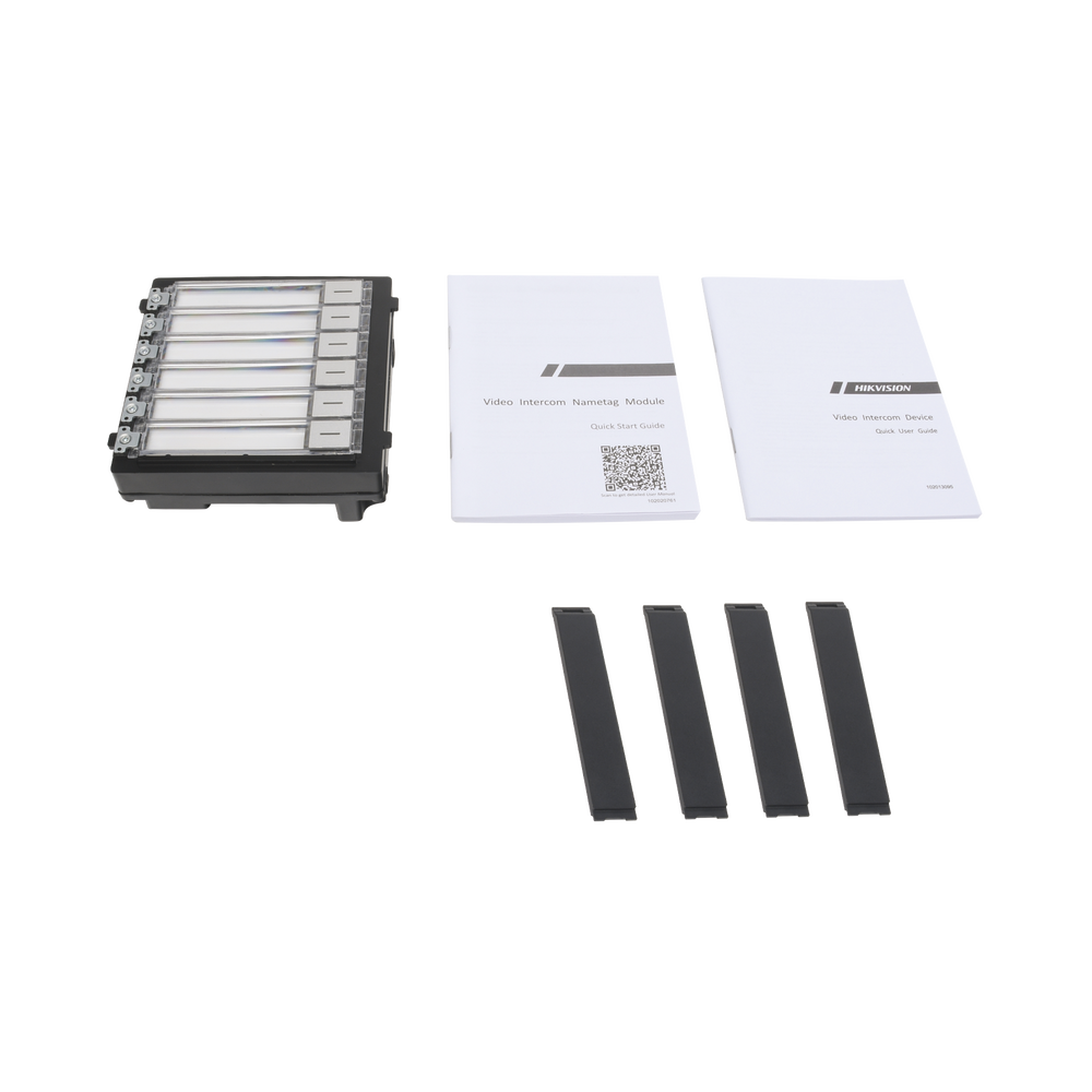 Modular Video Intercom Button Module / One-Touch Calling / Supports Up to 6 Main Monitors