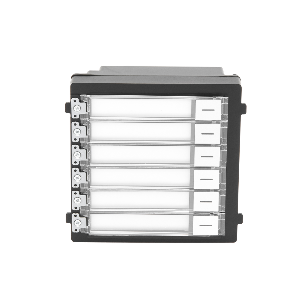 Modular Video Intercom Button Module / One-Touch Calling / Supports Up to 6 Main Monitors