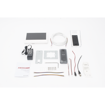 Kit de Videoportero TurboHD con Pantalla LCD a Color de 7" / Frente de Calle para Exterior de Policarbonato / 720p (1 Me