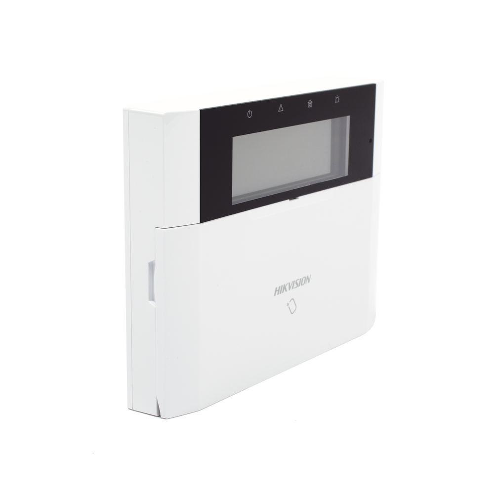 LCD keypad with integrated tag reader / Speed-X bus / 2 alarm inputs and 1 output / Compatible with AX Hybrid Pro panels