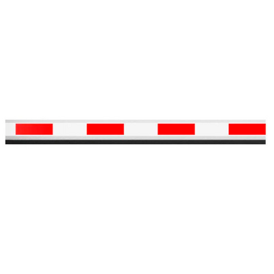 Brazo Reto para Barrera Vehicular Hikvision / 4 Metros / Modelos DS-TMG320-LR/B / DS-TMG320-LL/B