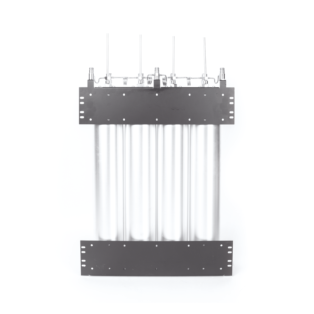Bandpass-Band Reject Duplexer, 136-174 MHz, 4 Cavities (4" Diam.), 1 MHz, 150 Watt, N Hem.
